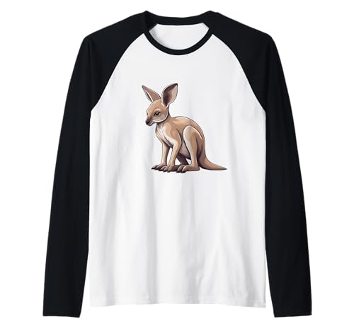 Känguru Kinder Australien Raglan von Niedliche Tiere Geschenkideen für Kinder Geschenke