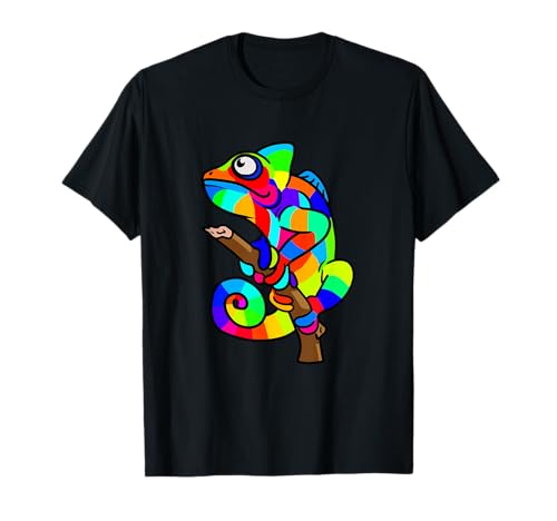 Chamäleon Kinder Chameleon niedlich Reptil T-Shirt von Niedliche Tiere Geschenkideen für Kinder Geschenke