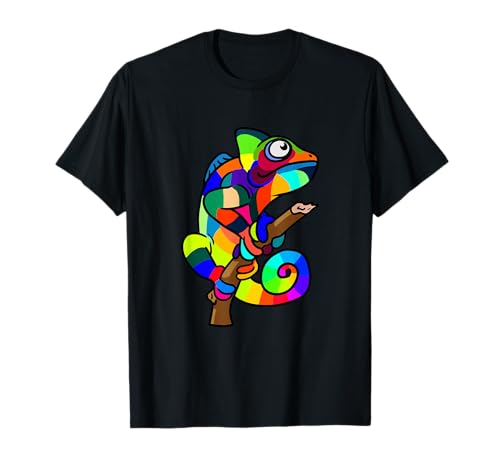 Niedliche Tiere für Kinder Chamäleon Kinder Exotisch Chameleon Reptilien Reptil T-Shirt von Niedliche Tiere für Kinder