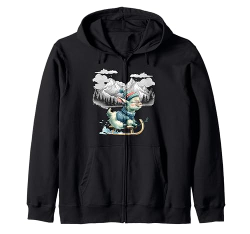 Alpen Ziege Wintersport Kinder Mädchen Jungen Österreich ALM Kapuzenjacke von Niedliche Tiere für Kinder