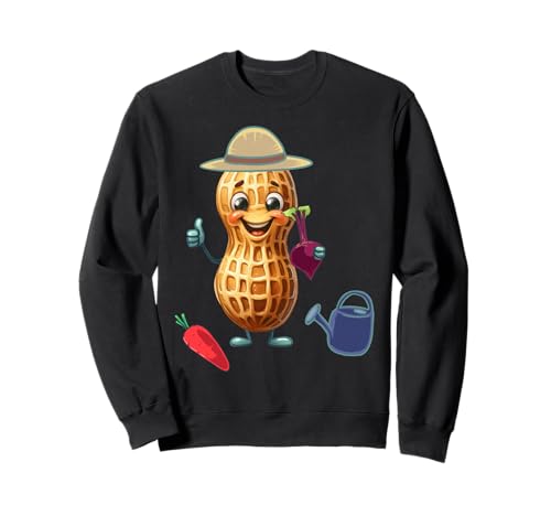 Erdnuss Hobbygärtner Garten Gemüse Hobbygärtner Kinder Kind Sweatshirt von Niedliche Tiere für Kinder