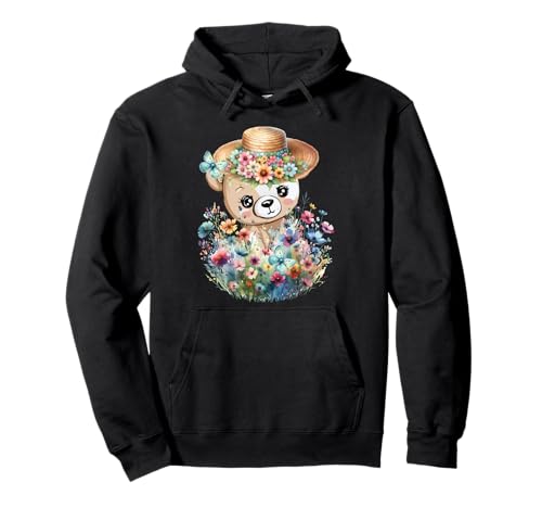 Frühling Sommer Teddys Teddybär Blume Blumen Bären Mädchen Pullover Hoodie Frühling Sommer Teddys Teddybär Blume Blumen Bären Mädchen Pullover Hoodie von Niedliche Tiere für Kinder