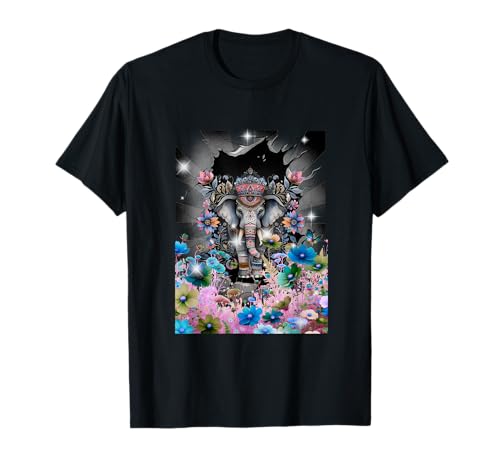 Indisch Elefant Kind Elefanten Indien Frauen Teenie Mädchen T-Shirt Indisch Elefant Kind Elefanten Indien Frauen Teenie Mädchen T-Shirt von Niedliche Tiere für Kinder