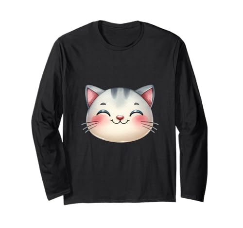Katze Kinder Haustiere Katzen Mädchen Kätzchen Langarmshirt von Niedliche Tiere für Kinder