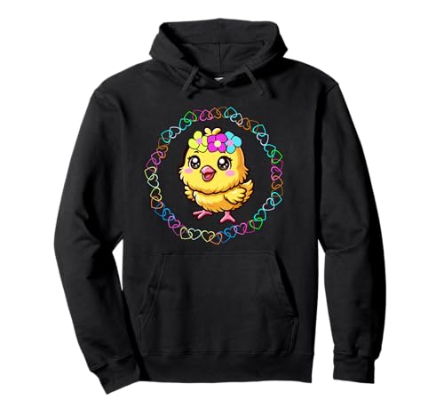 Kinder Kind Mädchen Jungen Retro Küken Herz Herzen 60er Baby Pullover Hoodie Kinder Kind Mädchen Jungen Retro Küken Herz Herzen 60er Baby Pullover Hoodie von Niedliche Tiere für Kinder