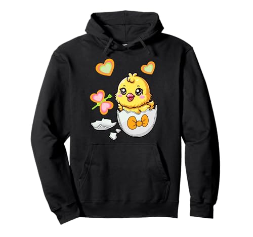 Ostern Frühling Küken Kinder Kind Baby Eierschale Huhn Eier Pullover Hoodie von Niedliche Tiere für Kinder