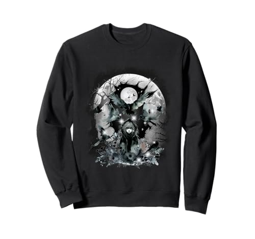 Raben Mädchen Märchen Märchenfigur Krähen Vögel Kinder Kind Sweatshirt von Niedliche Tiere für Kinder
