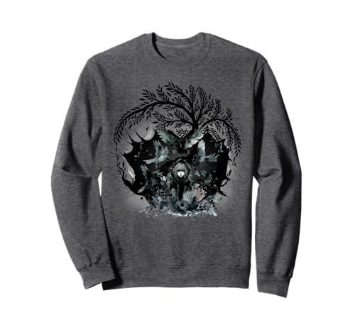 Raben Mädchen Märchen Märchenfigur Krähen Vögel Kinder Sweatshirt von Niedliche Tiere für Kinder