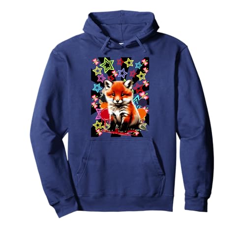 Retro 80erFuchs Füchse Frau Kind Mädchen Jungen 60er Kinder Pullover Hoodie Retro 80erFuchs Füchse Frau Kind Mädchen Jungen 60er Kinder Pullover Hoodie von Niedliche Tiere für Kinder