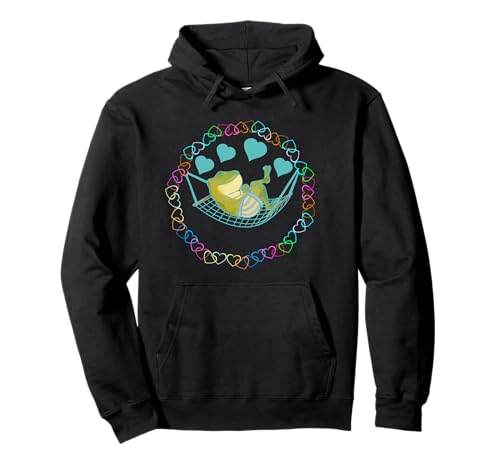 lustig Kinder Retro Herz Frosch Frösche Mädchen Jungen 60er Pullover Hoodie lustig Kinder Retro Herz Frosch Frösche Mädchen Jungen 60er Pullover Hoodie von Niedliche Tiere für Kinder