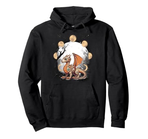 mystisch Wald Märchen Märchenfigur Drache Kinder Drachen Pullover Hoodie mystisch Wald Märchen Märchenfigur Drache Kinder Drachen Pullover Hoodie von Niedliche Tiere für Kinder