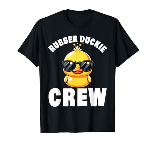 Rubber Duckie Crew Duck Geschenke Kleinkinder Mädchen T-Shirt von Niedliche lustige Gummi-Enten-Crew-Shirts