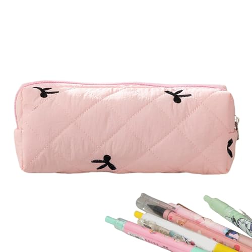 Niesel Bleistiftbeutel für Studenten, Zipper Bleistiftfall, Pen -Beutel -Bleistiftfall für Schüler, Zipper -Verschluss -Bag Mittelschule Schreibwarenbehälter für Radiergummi, Herrscher, Marker von Niesel