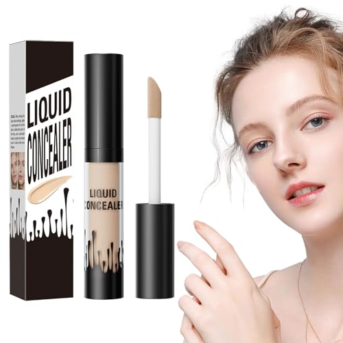 Niesel Vollständige Abdeckung Concealer, flüssiger Concealer | Feuchtigkeitsspenstigem Skulption Concealer,Langlebiger Teint Booster, Liquid Foundation für Frauen von Niesel