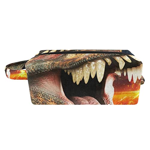 Kosmetiktasche,kleine Handtasche,Make-up-Tasche für Damen,Dinosaurier,Reise-Make-up-Taschen von NigelMu