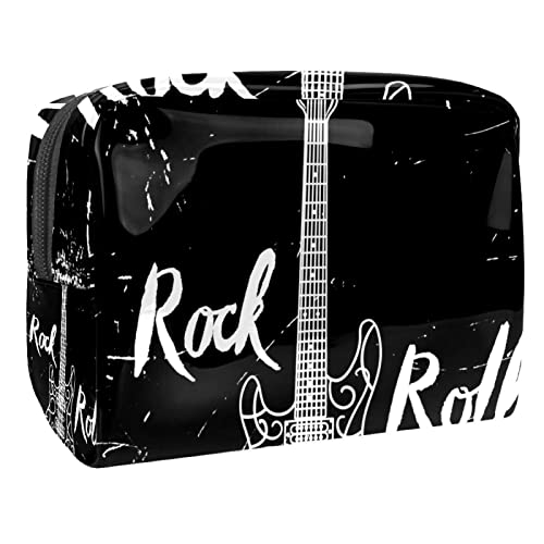 Kosmetiktasche für Frauen,kleine Make-up-Tasche für Geldbörse,E-Gitarren-Rock,Reisekosmetiktasche,Make-up-Tasche von NigelMu