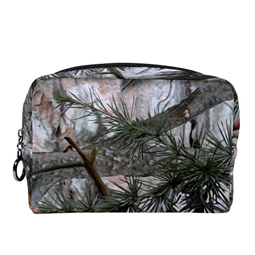 Kosmetiktasche für Frauen,kleine Make-up-Tasche für Geldbörse,Wald und Bäume,Reisekosmetiktasche,Make-up-Tasche von NigelMu