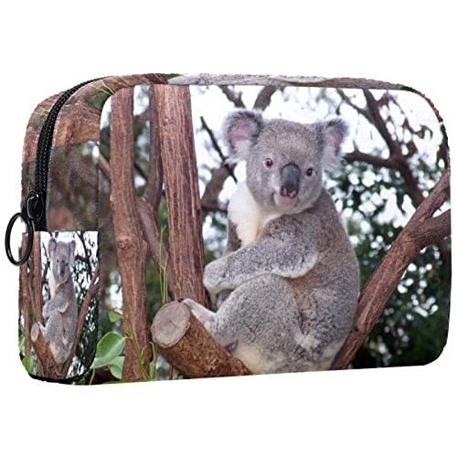 Kosmetiktasche für Frauen,kleine Make-up-Tasche für Geldbörse,Wald und Koala,Reisekosmetiktasche,Make-up-Tasche von NigelMu