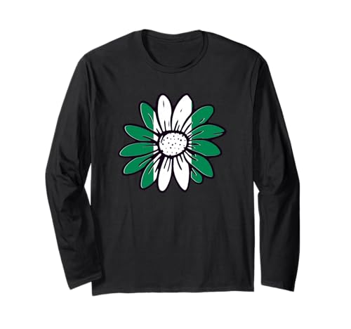 Patriotische nigerianische Flagge Nigeria Niedliche Blume Kinder Mädchen Langarmshirt Patriotische nigerianische Flagge Nigeria Niedliche Blume Kinder Mädchen Langarmshirt von Nigerian Nigeria Flag Designs
