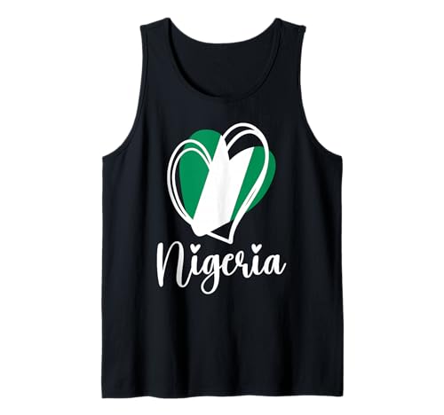 Patriotische nigerianische Flagge Nigeria Niedliches Herz Kinder Mädchen Tank Top Patriotische nigerianische Flagge Nigeria Niedliches Herz Kinder Mädchen Tank Top von Nigerian Nigeria Flag Designs