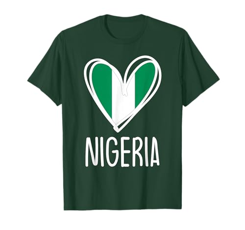 Patriotische nigerianische Flagge für Kinder T-Shirt von Nigerian Nigeria Flag Designs