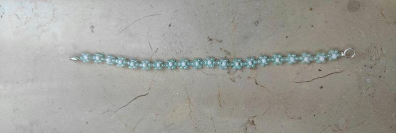 Armkette Mit Blumenperlen von NiggisShinyPearls