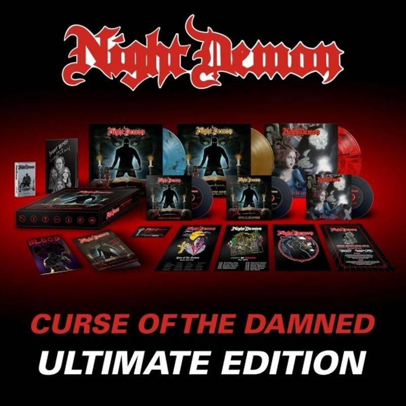 Night Demon Curse of the damned - Ultimate Edition Boxset CD multicolor von Night Demon