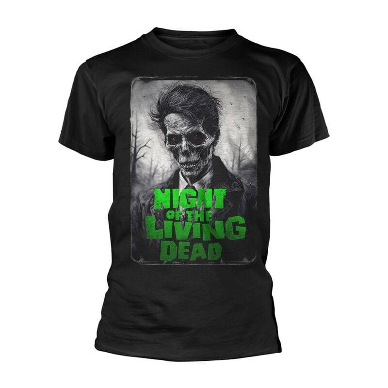 Night Of The Living Dead T-Shirt - Zombie M - S bis 3XL - für Männer - Größe L - schwarz  - Lizenzierter Fanartikel von Night Of The Living Dead