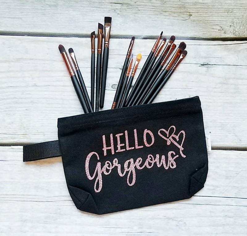 Makeup Tasche, Addict, Große Schminktasche, Liebhaber Geschenk, Personalisierte Makeup Tasche, Addict, Große Schminktasche, Liebhaber Geschenk, Personalisierte von NightOwlsDesignsCo