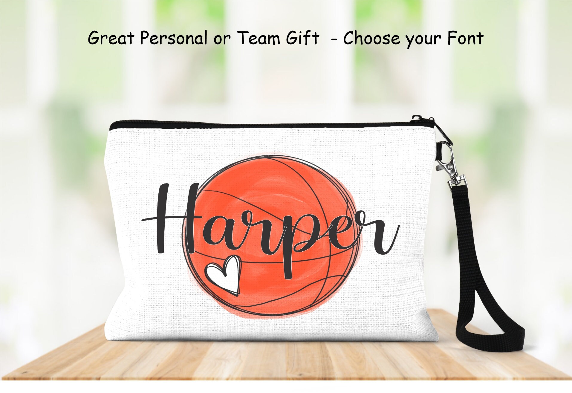 Basketball-Tasche, Personalisierte Basketball-Team Geschenk, Armband, Sportgeschenk, Sportzubehör, Mädchen Basketball Basketball-Tasche, Personalisierte Basketball-Team Geschenk, Armband, Sportgeschenk, Sportzubehör, Mädchen Basketball von NightandDayCreationz