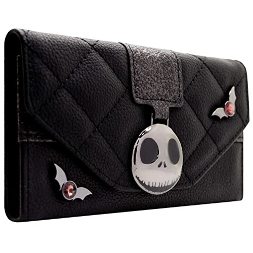 Nightmare Before Christmas Jack Kopfschmuck Portemonnaie Geldbörse Schwarz von Nightmare before Christmas