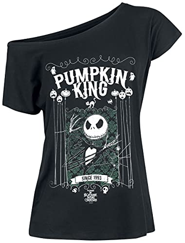 The Nightmare Before Christmas Jack Skellington - Pumpkin King Frauen T-Shirt schwarz XL von The Nightmare Before Christmas