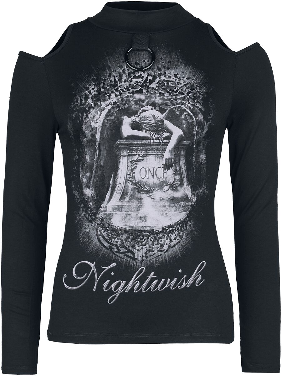Nightwish - Gothic Langarmshirt - Once - S bis XXL - für Damen - Größe L - schwarz  - EMP exklusives Merchandise! von Nightwish
