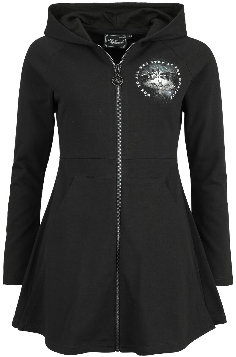 Nightwish Kapuzenjacke - EMP Signature Collection - S bis XL - für Damen - Größe L - schwarz  - Lizenziertes Merchandise! von Nightwish