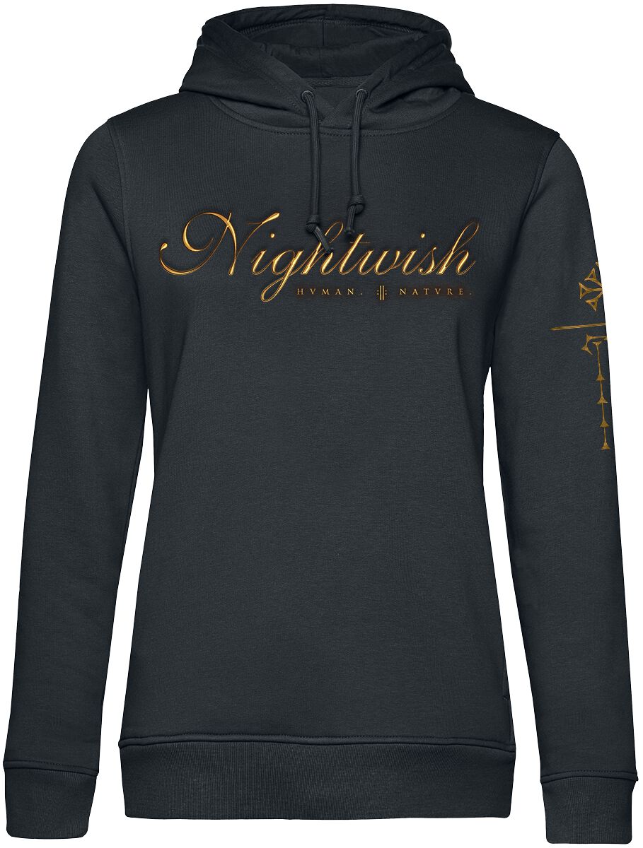 Nightwish Kapuzenpullover - Human. :||: Nature. - M bis XL - für Damen - Größe XL - schwarz  - EMP exklusives Merchandise! von Nightwish