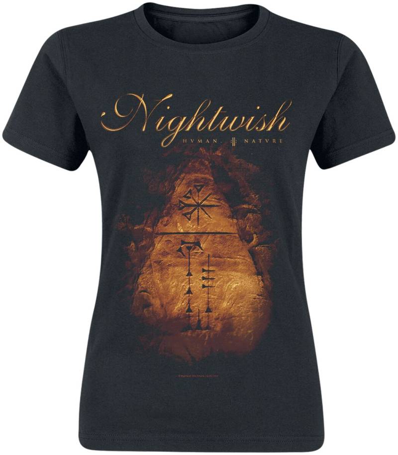 Nightwish T-Shirt - Human. :||: Nature. - M bis XXL - für Damen - Größe M - schwarz  - EMP exklusives Merchandise! von Nightwish