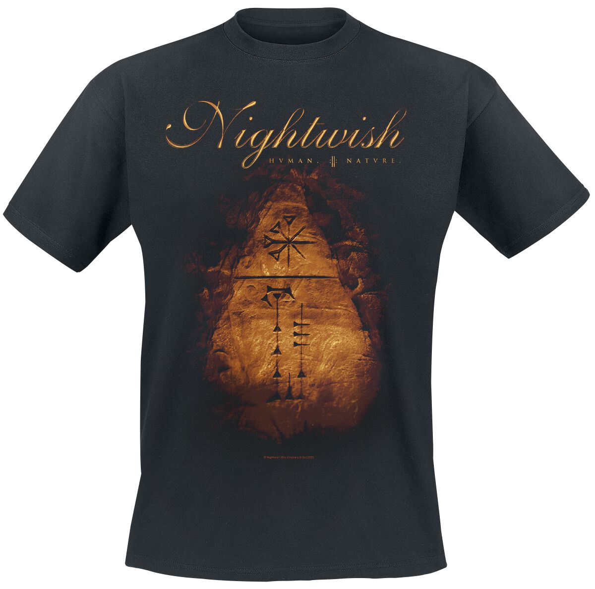 Nightwish T-Shirt - Human. :||: Nature. - S bis XXL - für Männer - Größe M - schwarz  - EMP exklusives Merchandise! von Nightwish