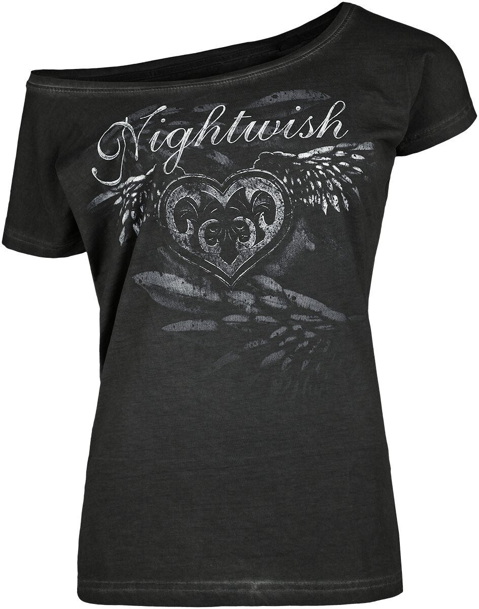 Nightwish T-Shirt - Stone Angel - S bis XXL - für Damen - Größe M - schwarz  - EMP exklusives Merchandise! von Nightwish