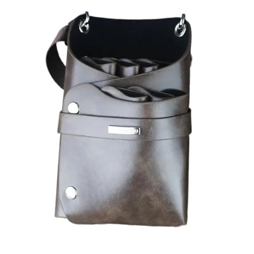 Friseur Gürteltasche PU Barber Haar Schere Tasche Friseur Holster Pouch Halter Fall Tasche Mit Taille Schulter Gürtel Haar Werkzeug(Color3) von NihaoWXM