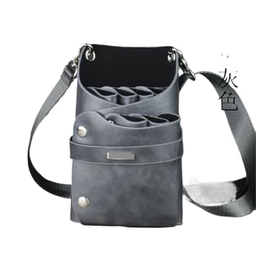 Friseur Gürteltasche PU Barber Haar Schere Tasche Friseur Holster Pouch Halter Fall Tasche Mit Taille Schulter Gürtel Haar Werkzeug(Color4) von NihaoWXM