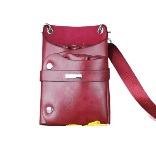 Friseur Gürteltasche PU Barber Haar Schere Tasche Friseur Holster Pouch Halter Fall Tasche Mit Taille Schulter Gürtel Haar Werkzeug(Color6) von NihaoWXM