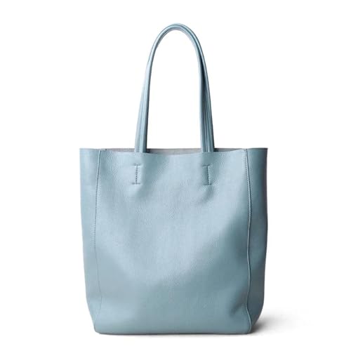 NihaoWXM Groß Lederhandtasche Schultertasche Schwarz Weiß Grau Blau Gelb Leder frauen Handtasche Schulter Tasche Weibliche Shopping Tote Geldbörse(Color 11) von NihaoWXM