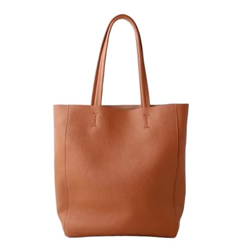 NihaoWXM Groß Lederhandtasche Schultertasche Schwarz Weiß Grau Blau Gelb Leder frauen Handtasche Schulter Tasche Weibliche Shopping Tote Geldbörse(Color 9) von NihaoWXM