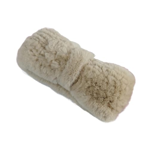 Schmink Haarband Frauen Stirnband Winter Herbst Elastische Hals Schal for Mädchen Haar Band Damen Mode Neue Design(Light khaki) von NihaoWXM