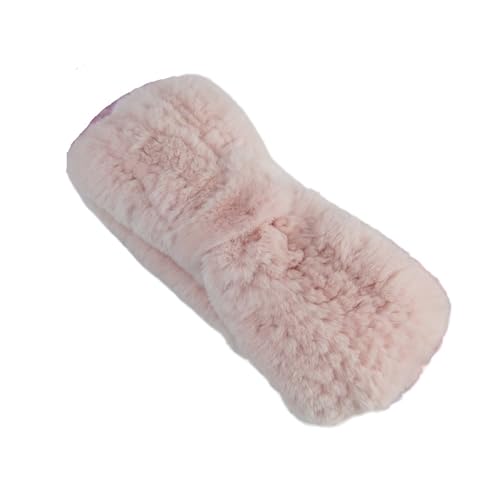 Schmink Haarband Frauen Stirnband Winter Herbst Elastische Hals Schal for Mädchen Haar Band Damen Mode Neue Design(Pink) von NihaoWXM