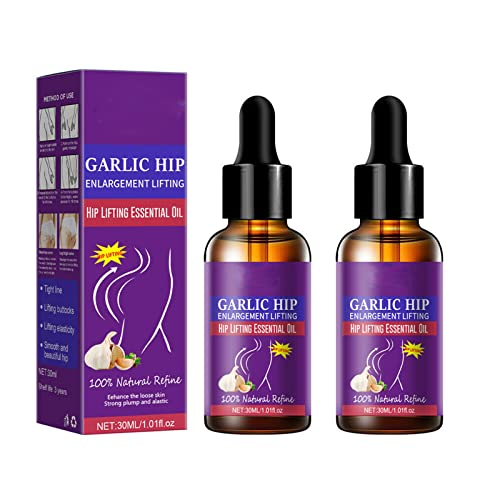30ml Garlic Hip Butt Buttocks Enlargement Lifting Essential Oil Fast, Hip Lift Up Essential Oil, Butt Firming Enhancement Essential Oil for Women, Butt Cellulite Removal, Firming & Lifting Fast (2Pcs) von Nihexo
