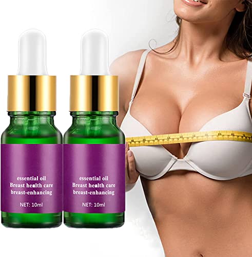 Bust Firming Natural Essential Oil, Breast Enhancement Cream, Natural Bust Up Essential Oil, Breast Plumping Essential Oil, Enlargement Lifting Bust Serum Oil Anti-Sagging for Women (2pcs) von Nihexo