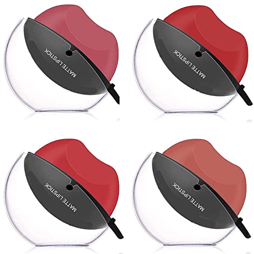 Designed For Lazy People Lip Shape Lipstick Long Lasting Waterproof Non-Stick Cup Matte Lipstick (Set B) von Nihexo