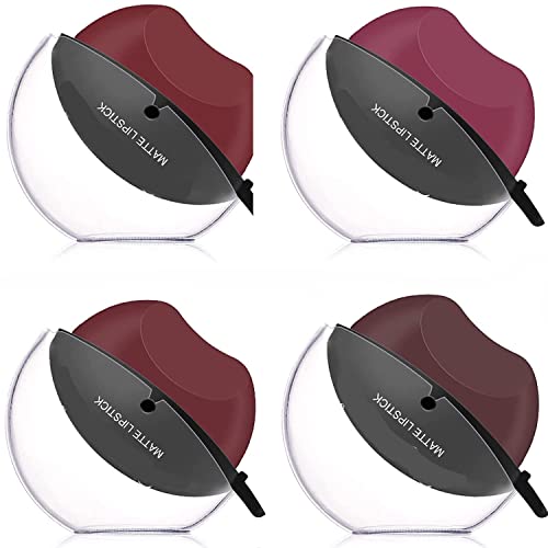 Designed For Lazy People Lip Shape Lipstick Long Lasting Waterproof Non-Stick Cup Matte Lipstick (Set C) von Nihexo