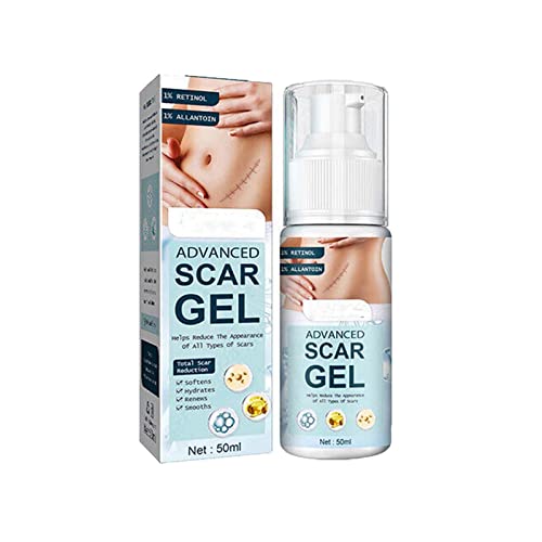 Scar Gel For Acne Scars, Organic Scar Removing Gel, Scar Removal Cream for Old Scars, Scar Repair Gel Cream for Man and Women, 50ml (1Pcs) von Nihexo